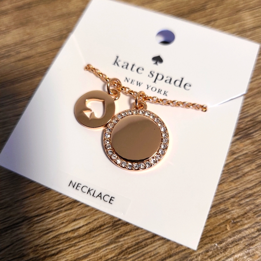 (BNWT) Kate Spade Spot the Spade Necklace